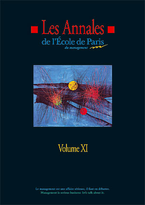 Couverture Les Annales de l'École de Paris du management - Volume 11
