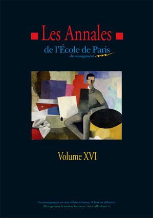 Couverture Les Annales de l'École de Paris du management - Volume 16