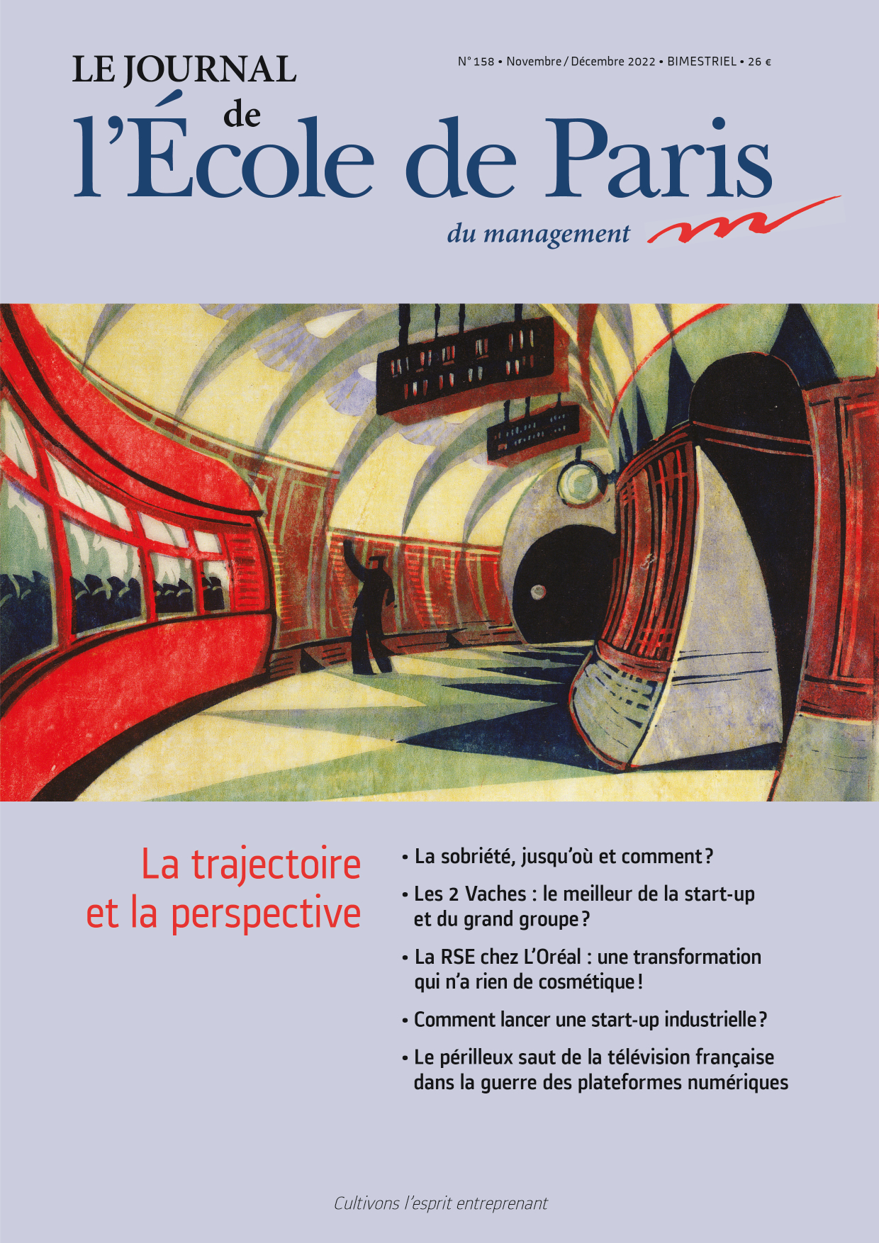 Couverture Le Journal de L'École de Paris du management N°158