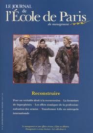Couverture Journal de L'École de Paris du management N°33