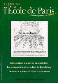 Couverture Journal de L'École de Paris du management N°3