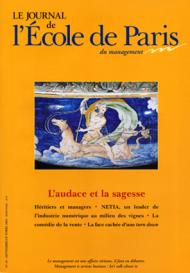 Couverture Journal de L'École de Paris du management N°49