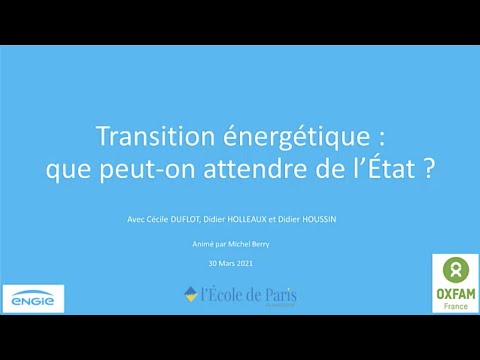 Aperçu vidéo Transition énergétique : que peut-on attendre de l’État ?